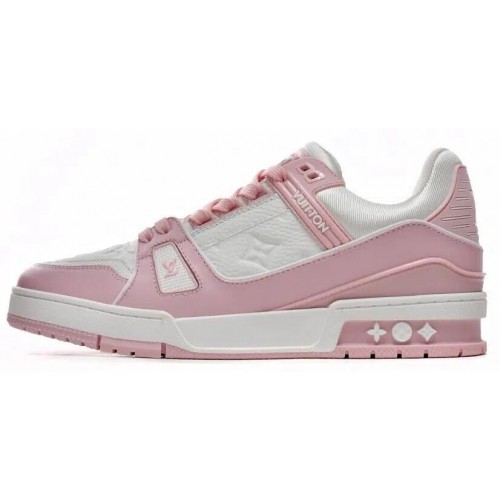 Louis Vuitton Trainer Sneaker Reps PINK