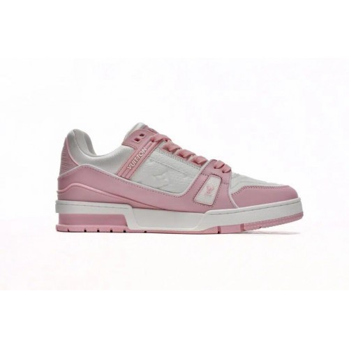 Louis Vuitton Trainer Sneaker Reps PINK