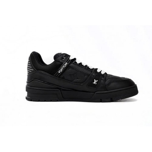 Louis Vuitton Trainer Sneaker Reps ALL BLACK