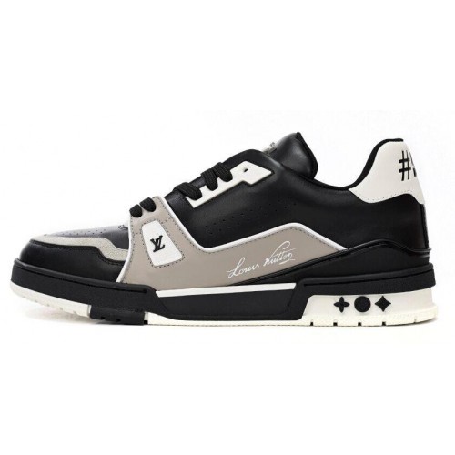 Louis Vuitton Trainer Sneaker Reps (Black 2022)