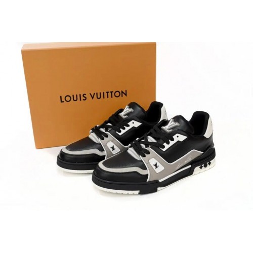 Louis Vuitton Trainer Sneaker Reps (Black 2022)