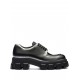 Prada Moonlith brushed leather lace-up shoes