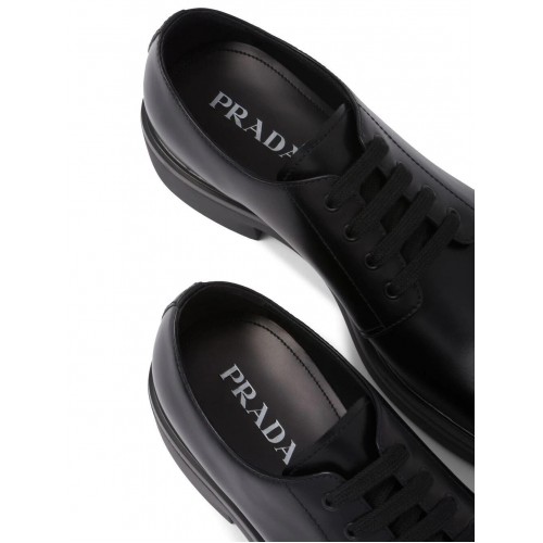 Prada leather Derby shoes