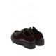 Prada opaque brushed-leather lace-up shoes