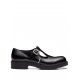 Prada brushed-leather Mary Jane shoes