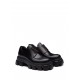 Prada Monolith brushed leather lace-up shoes