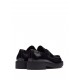 Prada Chocolate brushed leather loafers