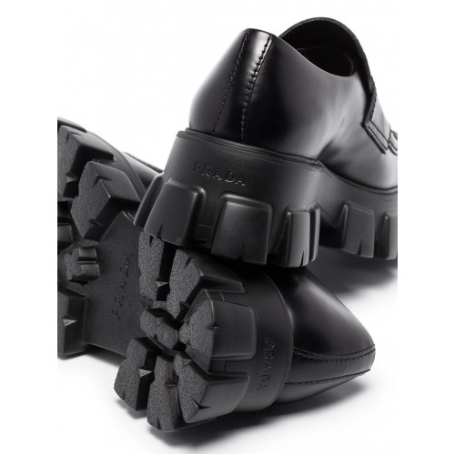 Prada Monolith leather loafers