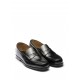 Prada logo-plaque leather loafers