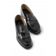 Prada logo-plaque leather loafers