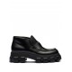 Prada Monolith leather flatform loafers