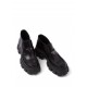 Prada Monolith leather flatform loafers