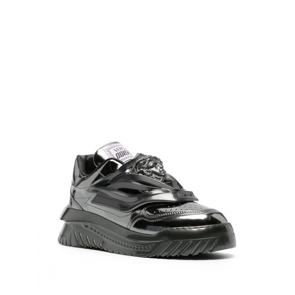 Versace Odissea metallic-effect sneakers