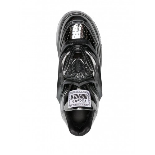 Versace Odissea metallic-effect sneakers